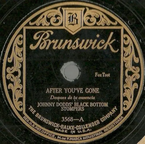 After You’ve Gone / Come On and Stomp, Stomp, Stomp cover