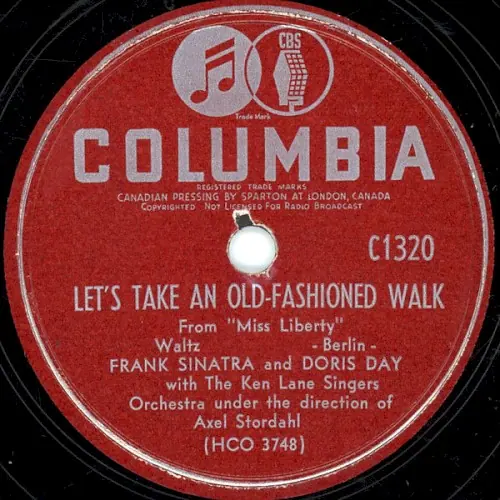 Let's Take an Old-Fashioned Walk / Just One Way to Say I Love You cover