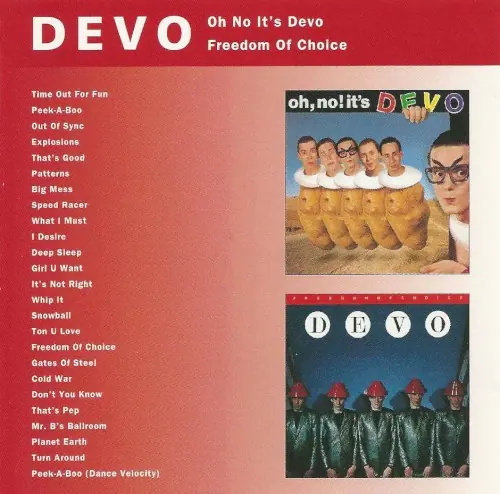 Oh No It’s Devo / Freedom of Choice封面