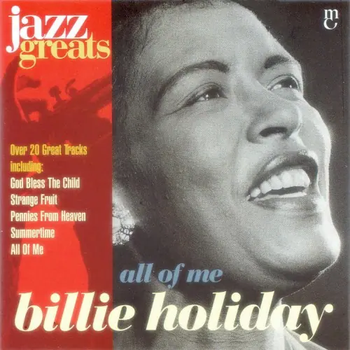 Jazz Greats, Volume 1: Billie Holiday: All of Me cover