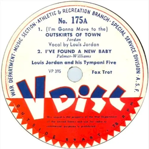 Outskirts of Town / I’ve Found a New Baby / Yeah Man / Rhythm Man cover