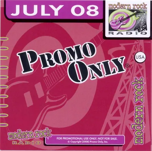 Promo Only: Modern Rock Radio, July 2008 cover